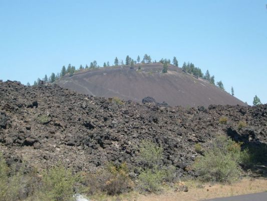 Lava field below Lava Butte
