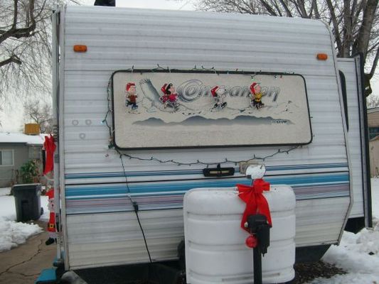 Trailer decorated for Christmas
My Peanuts gang.
