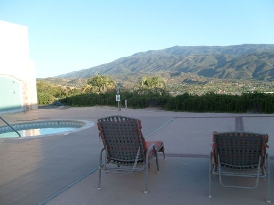 Another hot tub
Much hotter than the other but nice view.
