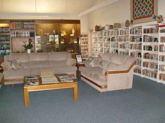 Library
Along with books, they have a ton of movies to rent for 50 cents for 3 days.
