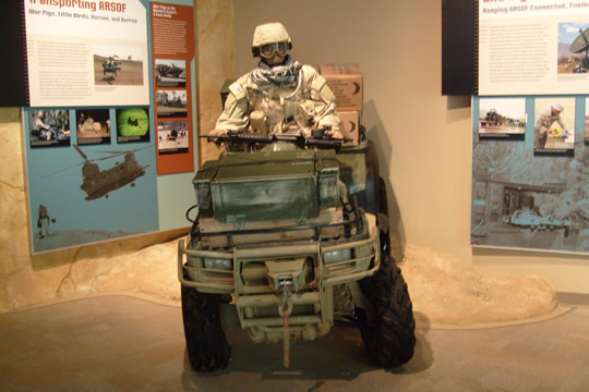 ATVs are used a lot in the desert
