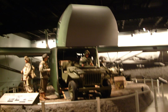 Glider
Gliders were used to transport 1 jeep or 1artillery piece or 15 soldiers. 
