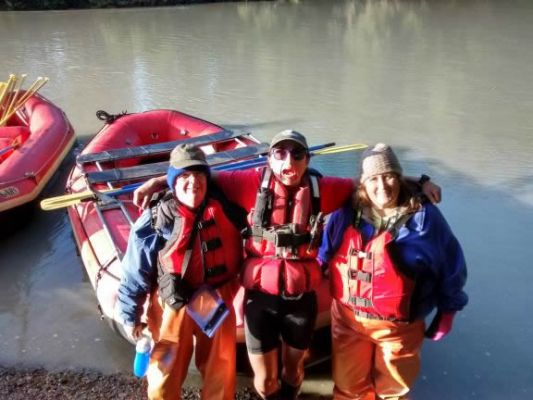 White water rafting in Juneau on Mendenhall Glacier
They provided waterproof pants and life preservers
