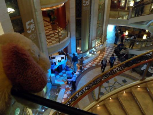 George checking out the Atrium
