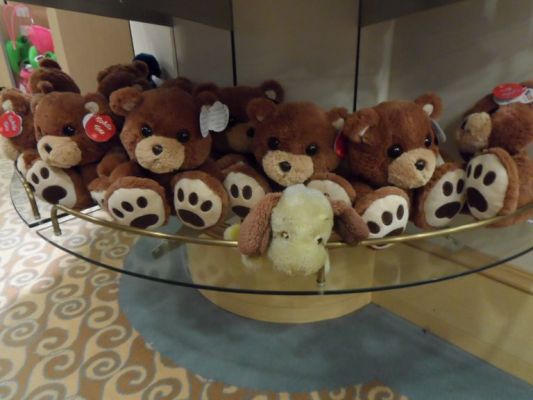 George making friends
