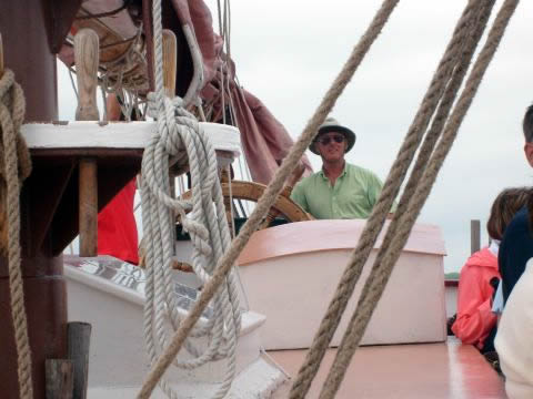 Our captain at the helm
