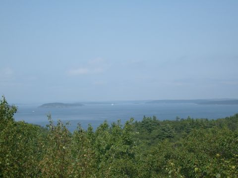 View from Cadillac Mountain in Acadia National Park.
