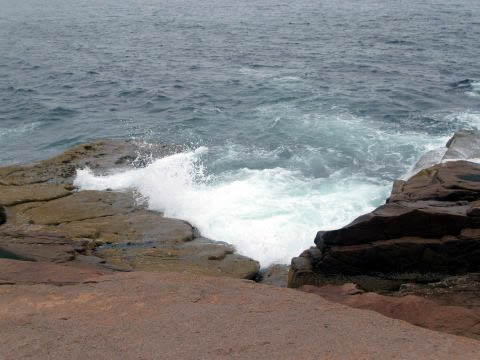 Rough coastal area
