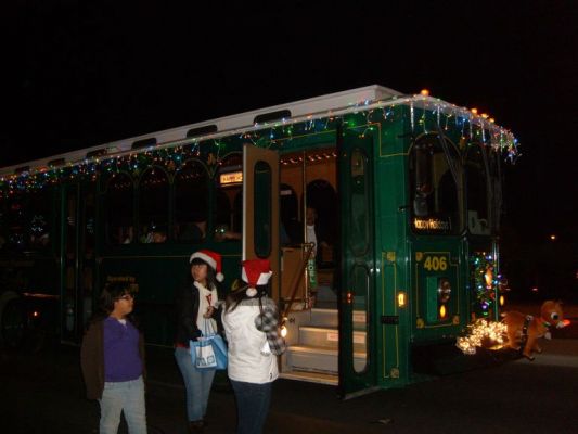 Christmas Lights Tour Trolley
