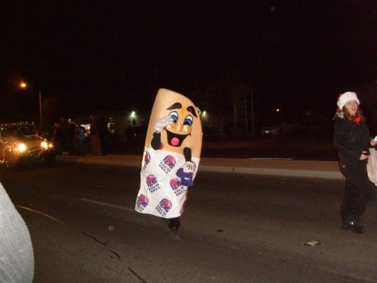 Dancing Taco
At a Christmas parade?
