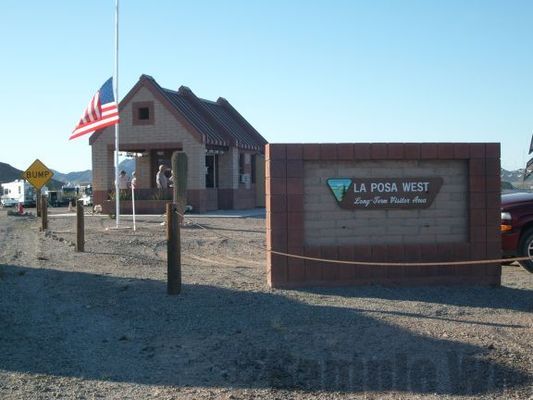 La Posa West LTVA BLM 
Camp for 2 weeks for $40 or up to 7 months for $180. No utilities. Closest to the Big Tent at Quartzsite RV show. Easy walk.
