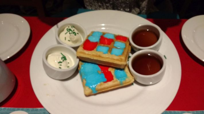 Waffles Dr. Seuss style
