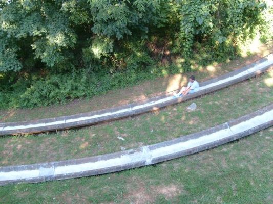 Alpine slide
You control the speed so this is fun and fast.
