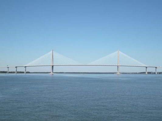 Supposedly longest bridge of it's type
I got to cross it to go to Patriot's Point to see the Yorktown.
