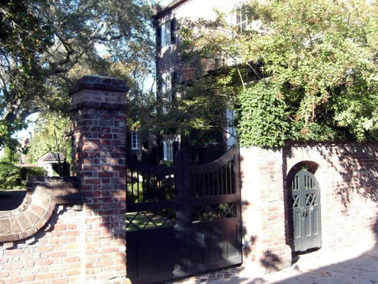 Walls and doors
The many lovely private gardens are protected by walls. You'll find the front doors on many homes are not actually the front door to the home but rather a door to the garden or piaza while the actual front door is beyond. Great protection from salesmen and religious visitors.
