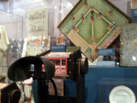 Baseball games, stereographs, etc
