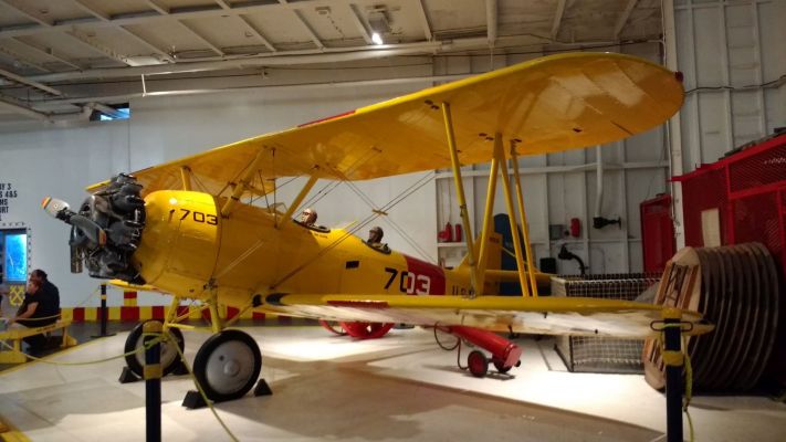 The Yellow Peril flight trainer
