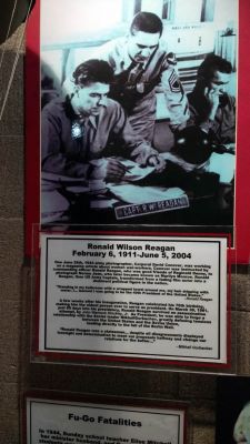 Capt. Ronald Reagan at work
