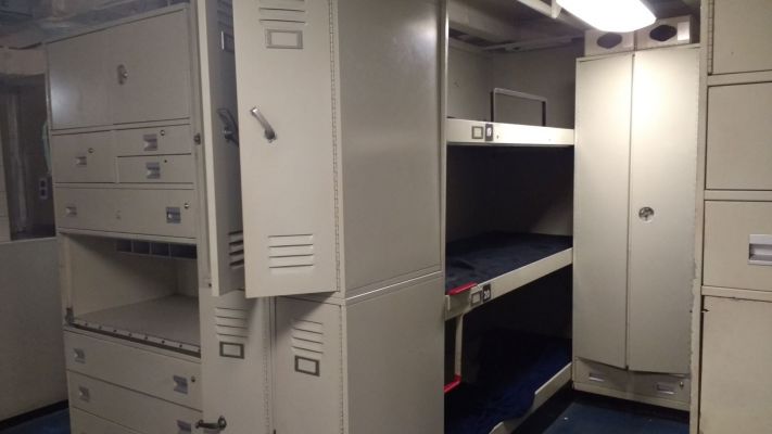 Junior officer's bunks
