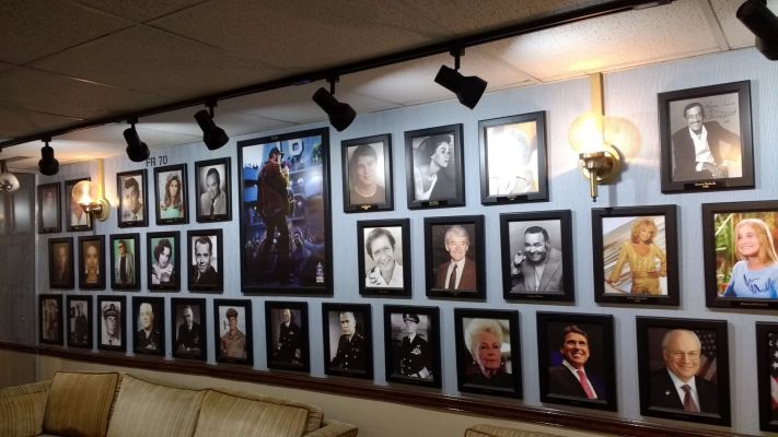 Special visitors. Recognize any?
