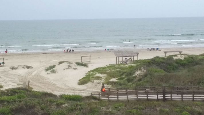 Padre Island National Seashore behind the visitor center
