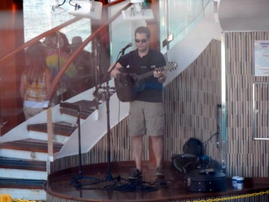 Some of the Lido deck entertainment
