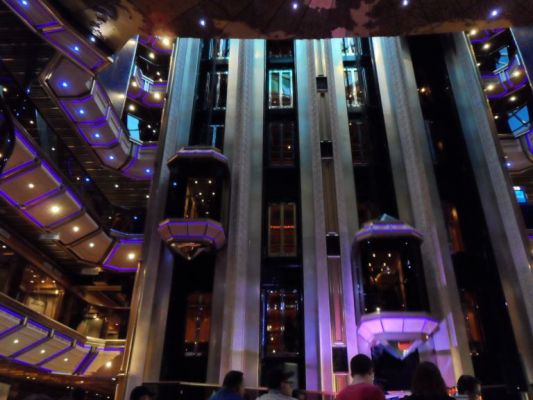 Glass elevators were lots of fun just to ride in and explore.
