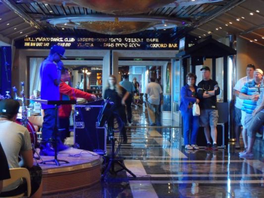 Karaoke in the casino
