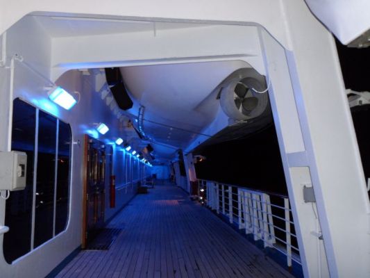 Lovely evening out on the deck
