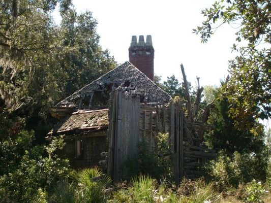 Dungeness pool house
2 Carnegie bachelor brothers lived in wings of the pool house.
