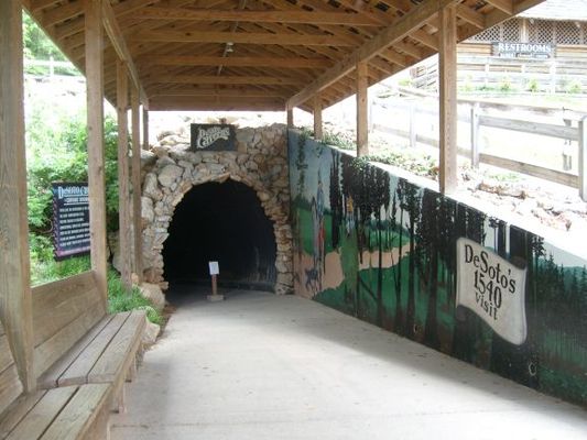 Entrance to the caverns
