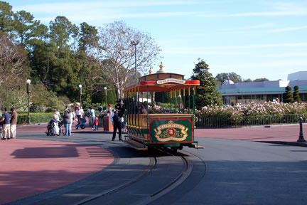 Disney trolley
