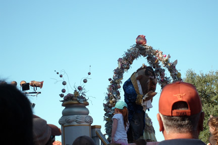 Beauty and the beast on parade

