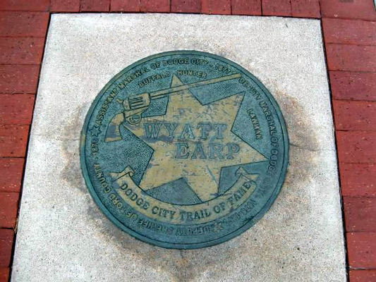 Wyatt Earp star on Trail of Fame

