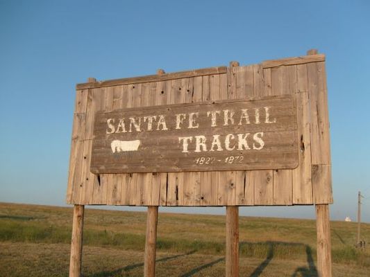 Santa Fe Trail tracks
