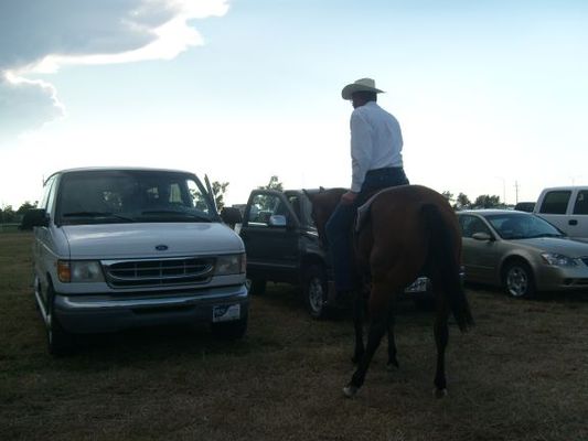 Parking at the rodeo
