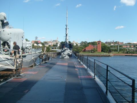 Submarine deck
