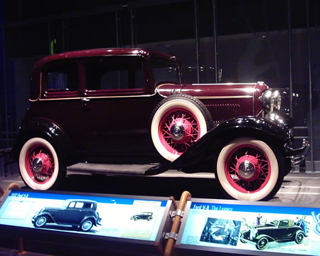 The V-8, a great getaway car
