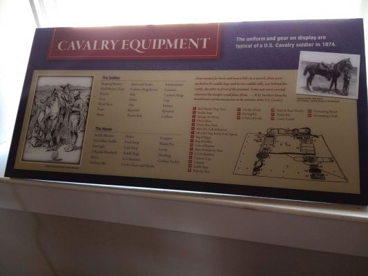 Proper cavalry men equipment.

