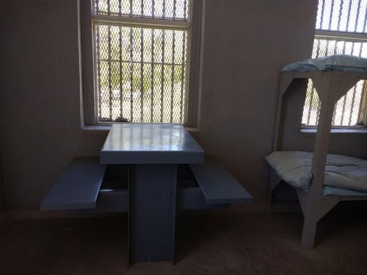 Isolate me, PLEASE!
Guide and I both agreed we would punch the first person we saw when arrested to get put in this hole. Much better than general cells.
