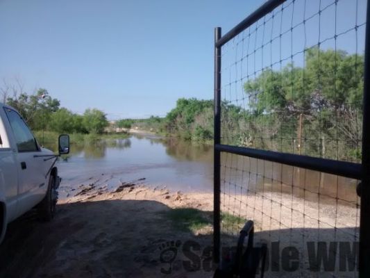 Flood behind gate May 2015
