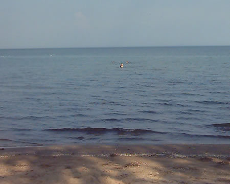 It goes on out forever it seems
