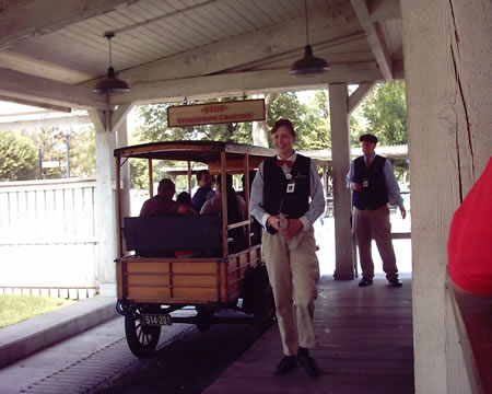 Model T station
Several different models available. This one could hold 6. Climb aboard!
