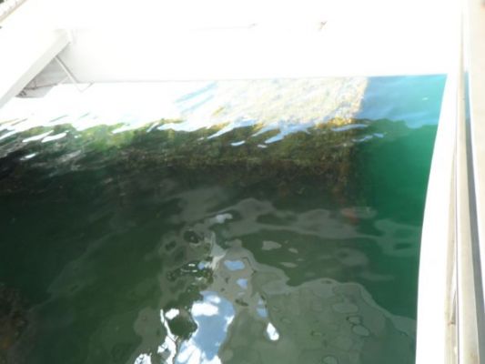 Beneath the water she lies
