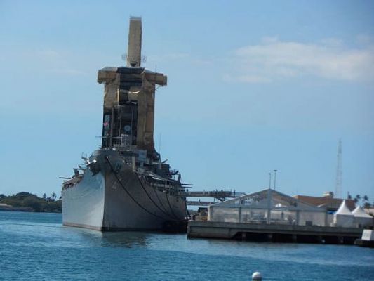Mighty Mo
USS Missouri Battleship Memorial - where the Japanese signed their surrender on her deck.
