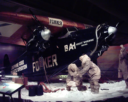The Fokker that flew Admiral Bird to and over the Pole.
