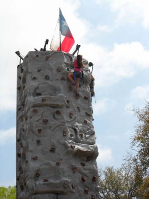 Conquering the tower
They had to climb up to rescue one other girl who got too scared to come down.
