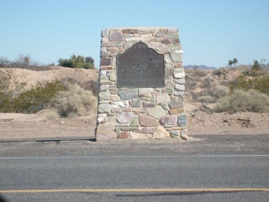 Blythe Intaglios-Giant Desert Figures Monument
North on Hwy 95 from Blythe CA, just past the Giant Desert Figures sign on the right. There is a geocache around here as well as a Geocaching Challenge.
