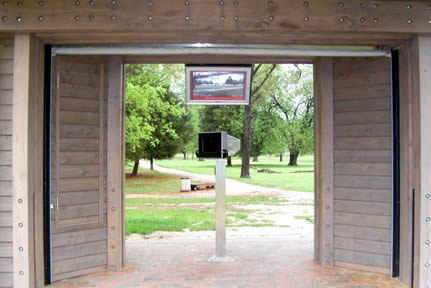 Tourist viewer
Point the viewer out on the site and certain spots start a little re-creation video or provide more info.
