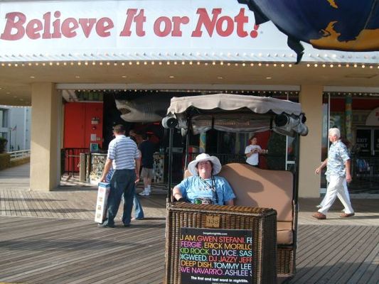 That's me on the boarwalk - Believe It Or Not!

